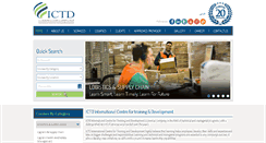 Desktop Screenshot of ictd.ae