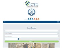 Tablet Screenshot of ictd.ae